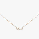 S925 Silver Diamond Pendant Necklace - Mobile Diamond. Holiday