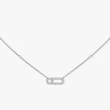 S925 Silver Diamond Pendant Necklace - Mobile Diamond. Holiday