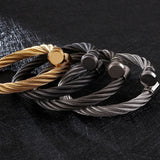 Men's Wire Bracelet, Stainless Steel