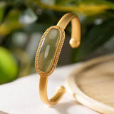 Ancient craftsmanship Hetian jade bracelet