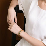 Hollow Hetian Jade Pattern Bracelet Women's Jewelry