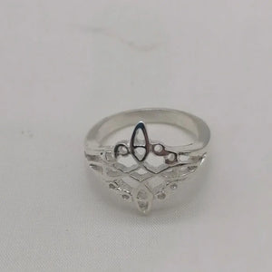 925 Silver Witch Knot Ring for Spell Repelling - Various Models & Sizes