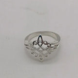 925 Silver Witch Knot Ring for Spell Repelling - Various Models & Sizes