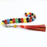 Stone Beads Islamic Muslim Worship Bracelet Jewelry Tasbih Misbaha Teesbih