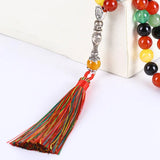 Stone Beads Islamic Muslim Worship Bracelet Jewelry Tasbih Misbaha Teesbih