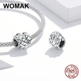 Vintage Snake Bead Pendant for Necklace & Bracelet Charm 925 Silver DIY
