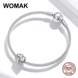 Vintage Snake Bead Pendant for Necklace & Bracelet Charm 925 Silver DIY