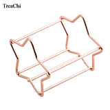 Metal Heart-shaped Rose Powder Puff Shelf Beauty Air Cushion Storage Shelf