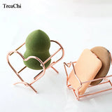 Metal Heart-shaped Rose Powder Puff Shelf Beauty Air Cushion Storage Shelf