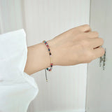 Hand-Woven Agate Pearl Star Bracelet - Retro Decoration