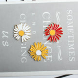 50pcs 25*27mm Tone Plated Daisy Flower Charms Jewelry Pendants