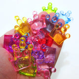 Crown Shape Acrylic Necklace Pendant Charms 200pcs
