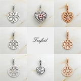 925 Silver Heart Charm Pendant for Women Girls