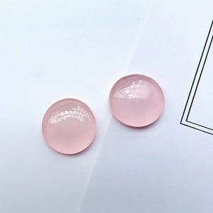 100pcs Colorful Luminous Resin Cabochons Jewelry 20mm