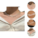 Rust Resistant Short Resin Necklace for Going Out