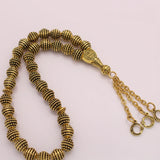 Ottoman Islamic Prayer Beads Bracelet Crescent Moon Star Amulet
