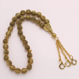 Ottoman Islamic Prayer Beads Bracelet Crescent Moon Star Amulet