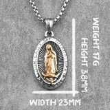 Guadeloupe Stainless Steel Men Necklaces Pendants Chain Punk