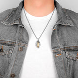 Guadeloupe Stainless Steel Men Necklaces Pendants Chain Punk
