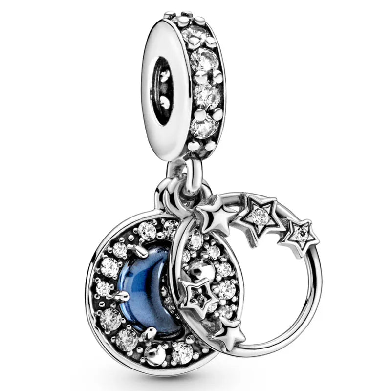 925 Sterling Silver Christmas Pendant Bead Charm for Bracelets