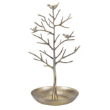 Antique Birds Tree Stand Jewelry Display