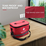 Outdoor Emergency Kit Sports Camping Bag Red Nylon Crossbody Bag