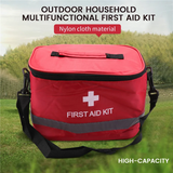 Outdoor Emergency Kit Sports Camping Bag Red Nylon Crossbody Bag