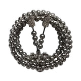 Outdoor Self Defense Bracelet Necklace Stainless Steel Beads Protection Chain