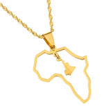 Africa Cameroon Map Pendant Necklaces Jewelry Map African Cameroun Gift