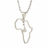 Africa Cameroon Map Pendant Necklaces Jewelry Map African Cameroun Gift