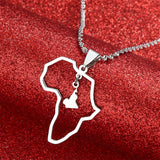 Africa Cameroon Map Pendant Necklaces Jewelry Map African Cameroun Gift