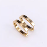 Stainless Steel Jewelry Hoop Earrings 12pcs/Card Women Girls K032