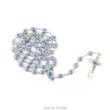 Alloy Our Lady of Grace Rosary Necklace