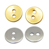 Stainless Steel End Caps Button Knot Stopper DIY Bracelets BXGA068