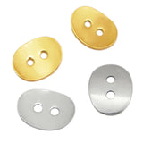 Stainless Steel End Caps Button Knot Stopper DIY Bracelets BXGA068