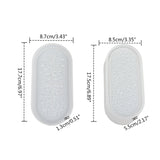 Oval Box Resin Mold Crystal Epoxy Silicone Mold Jewelry Storage Box Resin Mold