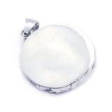 Oval Buddha Pendant Stainless Steel Faith Necklace