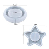 Oval Candlestick Silicone Mold For Epoxy Resin DIY Candle Storage