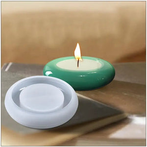 Oval Candlestick Silicone Mold For Epoxy Resin DIY Candle Storage