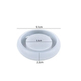 Oval Candlestick Silicone Mold For Epoxy Resin DIY Candle Storage
