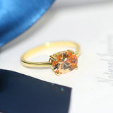 Oval Candy Stone Classic Zircon Engagement Ring
