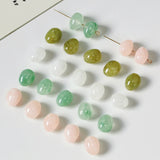 Cloudy Smudge Resin Beads for DIY Earrings