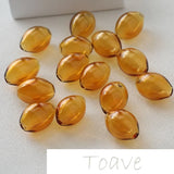 Hollow Glass Beads DIY Necklace Bracelet Earrings Retro Accessories