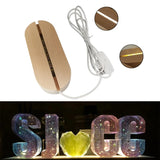 LED Lights Display Pedestal for 3D Crystal Art