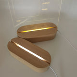 LED Lights Display Pedestal for 3D Crystal Art