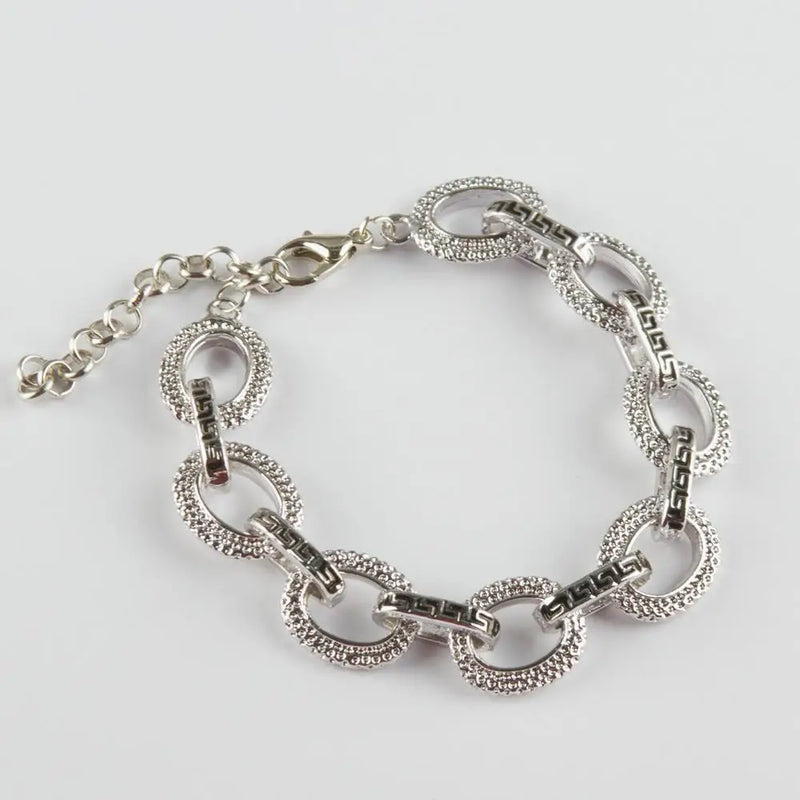 Oval Figured Bracelet
