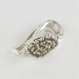 Zircon Cartilage Earrings with Oval Design