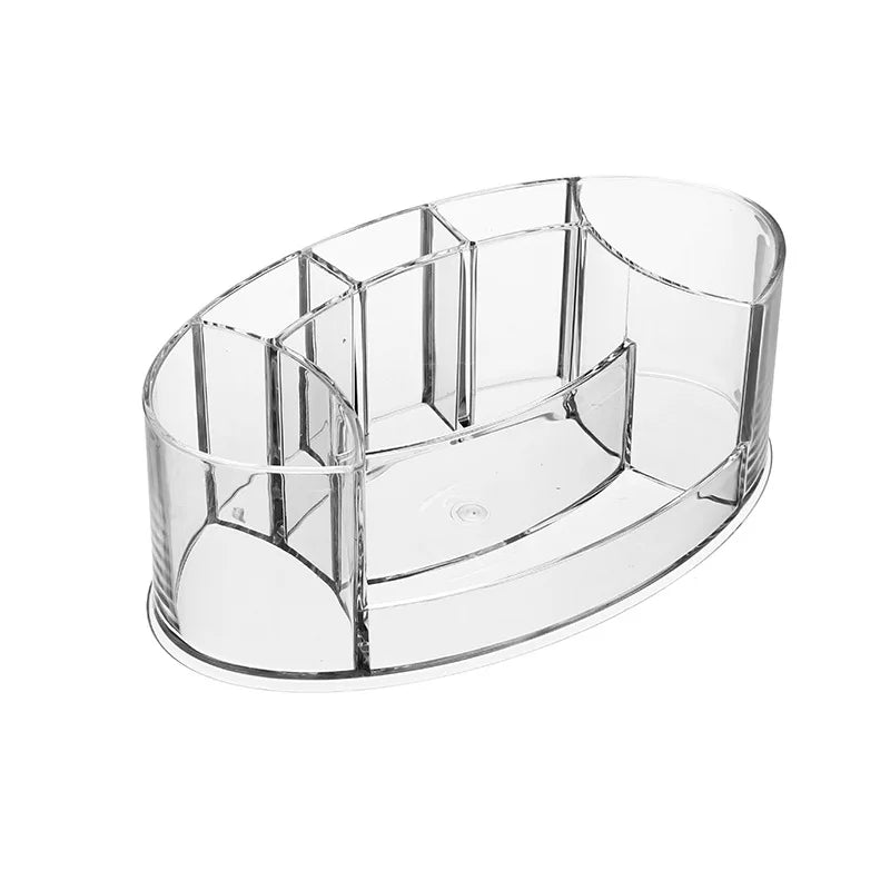 Oval High Multi-function Acrylic Cosmetic Organizer