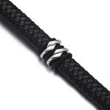 10x6mm Spacer Beads for Leather Cord Bracelet DIY Jewelry Making