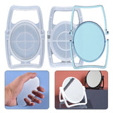 Oval Makeup Mirror Epoxy Resin Mold DIY Crafts Home Decor